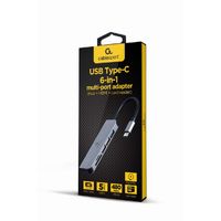 Miniatura 3 de ADAPTADOR MULTIPUERTO USB TIPO-C 6 EN 1 HUB HDMI LECTOR DE TARJETAS
