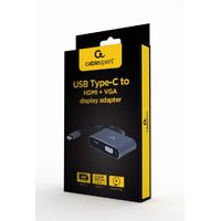 Miniatura 4 de Gembird Adaptador USB Type-C a HDMI /VGA Gris