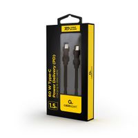 Miniatura 3 de CABLE USB GEMBIRD TIPO C 2.0 MACHO MACHO 1,5M