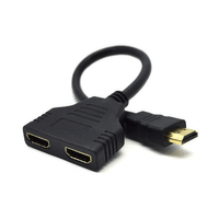 Miniatura 1 de CABLE HDMI GEMBIRD DOBLE PUERTO HDMI PASIVA