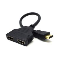 Miniatura 2 de CABLE HDMI GEMBIRD DOBLE PUERTO HDMI PASIVA