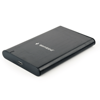 Miniatura 1 de CARCASA DISCO DURO GEMBIRD HDD Ó SATA  USB TIPO C 3.1 NEGRO ALUMINIO