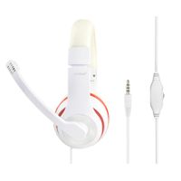 Miniatura 3 de AURICULARES ESTEREO GEMBIRD  COLOR BLANCO CON ARO ROJO