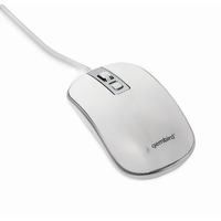 Miniatura 1 de RATON GEMBIRD WIRED OPTICAL MOUSE USB WHITE SILVER