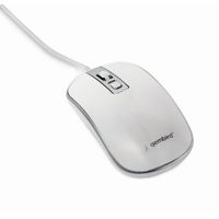 Miniatura 2 de RATON GEMBIRD WIRED OPTICAL MOUSE USB WHITE SILVER