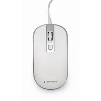 Miniatura 3 de RATON GEMBIRD WIRED OPTICAL MOUSE USB WHITE SILVER