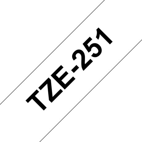 CINTA ETIQUETADORA BROTHER LAMINADA 24MM TZE251 TEXTO NEGRO SOBRE FONDO BLANCO - Imagen 4 de 4 CINTA ETIQUETADORA BROTHER LAMINADA 24MM TZE251 TEXTO NEGRO SOBRE FONDO BLANCO - Imagen 4 de 4