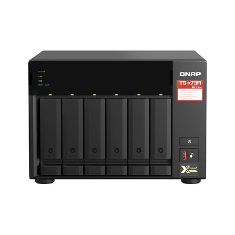 TS-673A-8G 6 BAY 2.2GHZ 4C/8T 8GB DDR4 2X 2.5GBE OPT 10GBE E XP - Imagen 2 de 7 TS-673A-8G 6 BAY 2.2GHZ 4C/8T 8GB DDR4 2X 2.5GBE OPT 10GBE E XP - Imagen 2 de 7