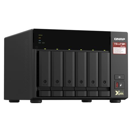 TS-673A-8G 6 BAY 2.2GHZ 4C/8T 8GB DDR4 2X 2.5GBE OPT 10GBE E XP - Imagen 3 de 7 TS-673A-8G 6 BAY 2.2GHZ 4C/8T 8GB DDR4 2X 2.5GBE OPT 10GBE E XP - Imagen 3 de 7