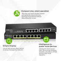 Miniatura 3 de ZyXEL GS1915-8EP Smart Switch 8xGbE PoE 60W Nebula