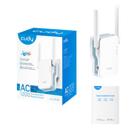 REPETIDOR INAL. CUDY RE1200 MESH - Imagen 5 de 5 REPETIDOR INAL. CUDY RE1200 MESH - Imagen 5 de 5