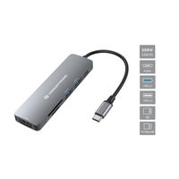 Miniatura 3 de ADAPTADOR USB-C  6EN1 CONCEPTRONIC DONN11 HDMI USB-C USB 3.0 LECTOR SD