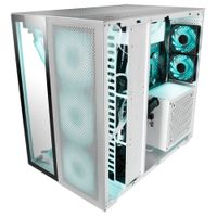 Miniatura 4 de MARS GAMING  MC-NOVA Torre Gaming Custom XXL E-ATX Aluminio Aeroespacial Doble Ventana Completa Cristal Templado Estructura Doble Cámara USB-C  Alumin