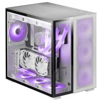 Miniatura 6 de MARS GAMING  MC-NOVA Torre Gaming Custom XXL E-ATX Aluminio Aeroespacial Doble Ventana Completa Cristal Templado Estructura Doble Cámara USB-C  Alumin