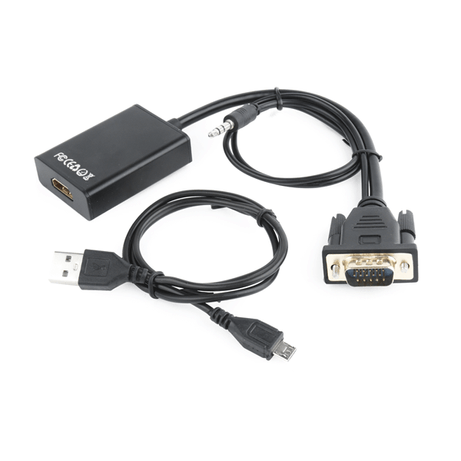 ADAPTADOR GEMBIRD VGA A HDMI 0,15M CON AUDIO 3.5MM - Imagen 1 de 5 ADAPTADOR GEMBIRD VGA A HDMI 0,15M CON AUDIO 3.5MM - Imagen 1 de 5