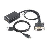 Miniatura 2 de ADAPTADOR GEMBIRD VGA A HDMI 0,15M CON AUDIO 3.5MM