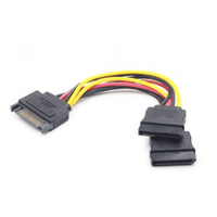 Miniatura 1 de CABLE ALIMENTACION GEMBIRD SATA PLANO 0,15M
