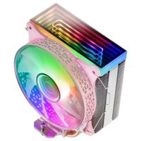 Miniatura 3 de VENTILADOR CON DISIPADOR DE CPU MARS GAMING MCPU-VR PINK DISE??O DOBLE ESPEJO INFINITO 4 HEADPIPES