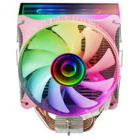 Miniatura 4 de VENTILADOR CON DISIPADOR DE CPU MARS GAMING MCPU-VR PINK DISE??O DOBLE ESPEJO INFINITO 4 HEADPIPES