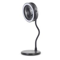 Miniatura 3 de VENTILADOR DE SOBREMESA CON LAMPARA Y CARGADOR INALAMBRICO