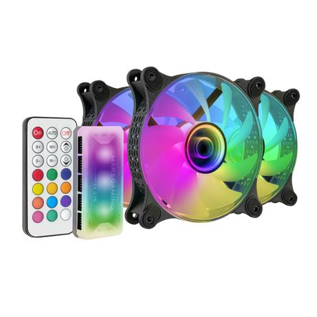 KIT 3xVENTILADOR INTERNO ARGB MARS GAMING MF-3D KIT BLACK 12x12cm ARGB EFECTO ESPEJO INFINITO - Imagen 2 de 6 KIT 3xVENTILADOR INTERNO ARGB MARS GAMING MF-3D KIT BLACK 12x12cm ARGB EFECTO ESPEJO INFINITO - Imagen 2 de 6