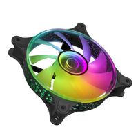Miniatura 4 de KIT 3xVENTILADOR INTERNO ARGB MARS GAMING MF-3D KIT BLACK 12x12cm ARGB EFECTO ESPEJO INFINITO