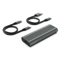 Miniatura 1 de Ewent EW7025 caja para disco duro externo Caja externa para unidad de estado sólido (SSD) Gris M.2