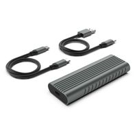 Miniatura 2 de Ewent EW7025 caja para disco duro externo Caja externa para unidad de estado sólido (SSD) Gris M.2