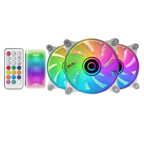 KIT 3xVENTILADOR INTERNO ARGB MARS GAMING MF-3D KIT WHITE 12x12cm ARGB EFECTO ESPEJO INFINITO - Imagen 3 de 5 KIT 3xVENTILADOR INTERNO ARGB MARS GAMING MF-3D KIT WHITE 12x12cm ARGB EFECTO ESPEJO INFINITO - Imagen 3 de 5