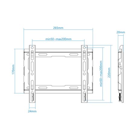 Tooq Soporte pared LP1043F-B pantallas 23-43 - Imagen 4 de 7 Tooq Soporte pared LP1043F-B pantallas 23-43 - Imagen 4 de 7