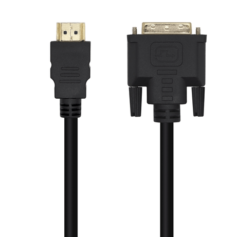 AISENS Cable DVI A HDMI, DVI 18+1/M-HDMI A/M, Negro, 3.0m - Imagen 1 de 4 AISENS Cable DVI A HDMI, DVI 18+1/M-HDMI A/M, Negro, 3.0m - Imagen 1 de 4