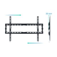 Miniatura 3 de SOPORTE PARED MONITOR/TV TOOQ LP1080F-B 37´´/80´´ MAX.45KG NEGRO