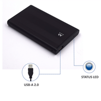 Miniatura 2 de CAJA EXTERNA HDD 2.5" EMINENT-EWENT ALUMINIO SATA USB 2.0 NEGRO