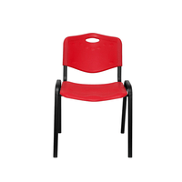 Miniatura 1 de PACK 4 SILLAS CONFIDENTE MODELO ROBLEDO PLASTICO ROJO PIQUERAS Y CRESPO PACK426IRJ