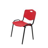 Miniatura 3 de PACK 4 SILLAS CONFIDENTE MODELO ROBLEDO PLASTICO ROJO PIQUERAS Y CRESPO PACK426IRJ
