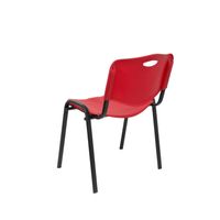 Miniatura 5 de PACK 4 SILLAS CONFIDENTE MODELO ROBLEDO PLASTICO ROJO PIQUERAS Y CRESPO PACK426IRJ