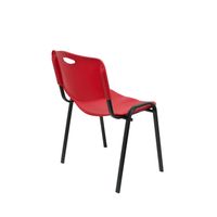 Miniatura 7 de PACK 4 SILLAS CONFIDENTE MODELO ROBLEDO PLASTICO ROJO PIQUERAS Y CRESPO PACK426IRJ