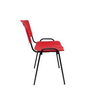 Miniatura 8 de PACK 4 SILLAS CONFIDENTE MODELO ROBLEDO PLASTICO ROJO PIQUERAS Y CRESPO PACK426IRJ