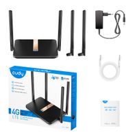 Miniatura 5 de ROUTER INAL. CUDY 4 PUERTOS LT500D MESH DUALBAND AC1200 4G