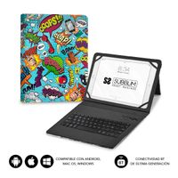 Miniatura 3 de FUNDA Y TECLADO 9.6´´ SUBBLIM TRENDY COMIC