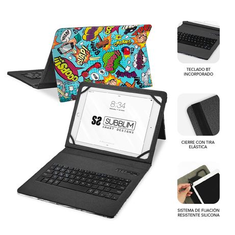 FUNDA Y TECLADO 9.6´´ SUBBLIM TRENDY COMIC - Imagen 4 de 7 FUNDA Y TECLADO 9.6´´ SUBBLIM TRENDY COMIC - Imagen 4 de 7