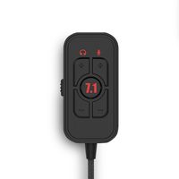Miniatura 6 de HEADSET ABYSM AG700 PRO 7.1 BLACK VIRTUAL SOUND MANDO USB 1.2m JACK 3.5mm