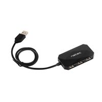 Miniatura 3 de HUB NATEC LOCUST 4 PUERTOS USB 2.0 NEGRO