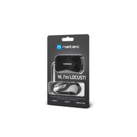 Miniatura 4 de HUB NATEC LOCUST 4 PUERTOS USB 2.0 NEGRO