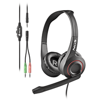 Miniatura 1 de AURICULARES C/MICROFONO NGS MSX10PRO JACK-3.5MM NEGRO