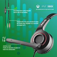 Miniatura 7 de AURICULARES C/MICROFONO NGS MSX10PRO JACK-3.5MM NEGRO