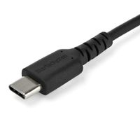Miniatura 3 de 1M USB C CABLE BLACK HIGH QUALITY ARAMID FIB ER