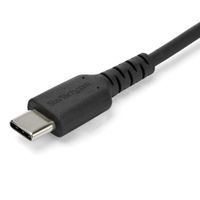 Miniatura 3 de 2M DURABLE USB 2.0 TO USB C CABLE BLACK ARAMID FIB ER