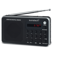 Miniatura 1 de Portable digital AM/FM radio silver