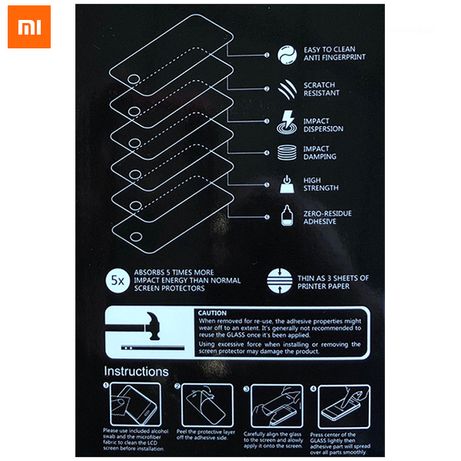 Xiaomi Redmi Note 6 Pro Protector de Pantalla - Vidrio Templado - Imagen 3 de 3 Xiaomi Redmi Note 6 Pro Protector de Pantalla - Vidrio Templado - Imagen 3 de 3